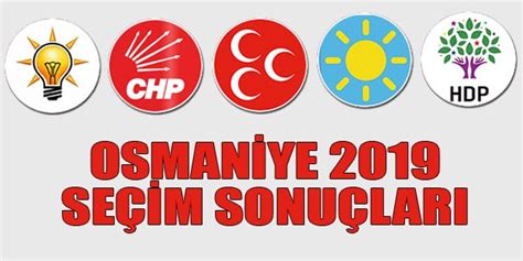 osmaniye seçim 2019